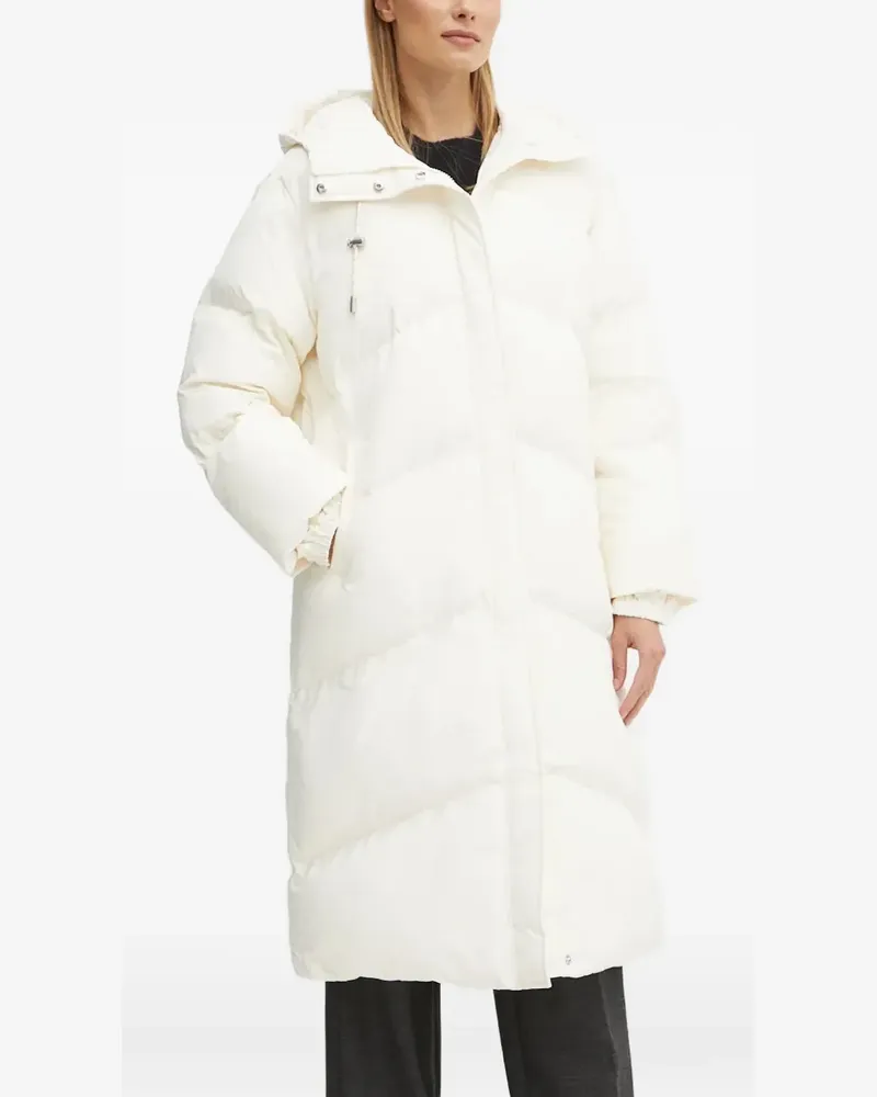 HUGO BOSS hooded puffer coat - Nude Nude