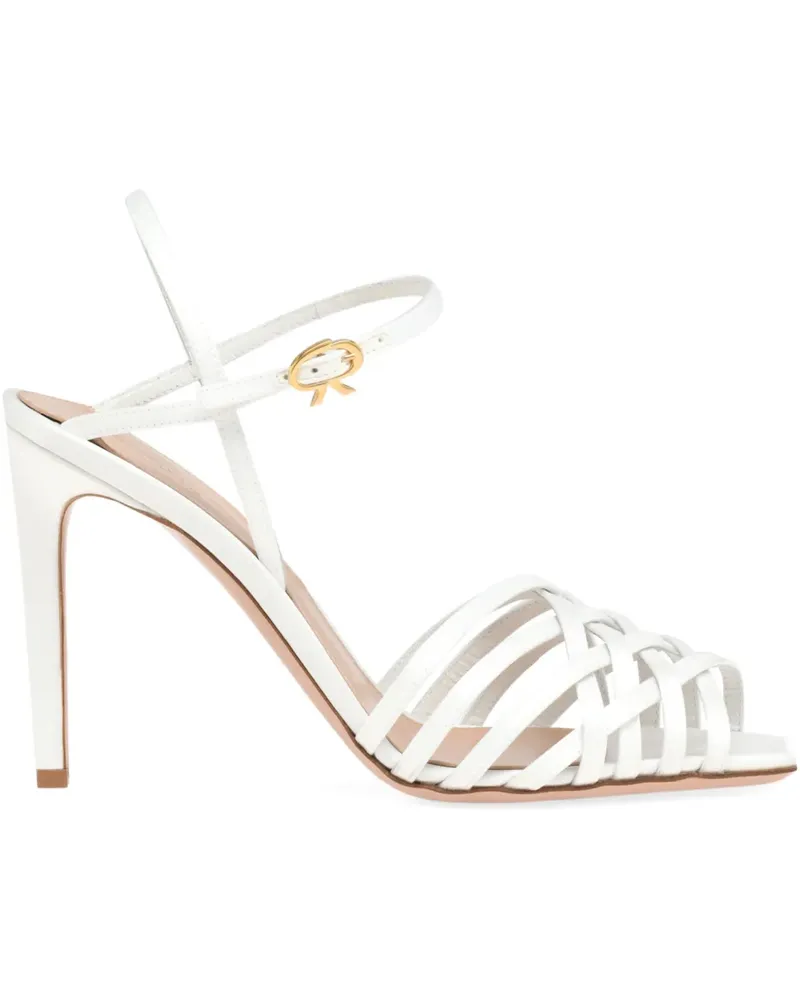 Gianvito Rossi Kerry Sandalen 95mm - Weiß Weiß