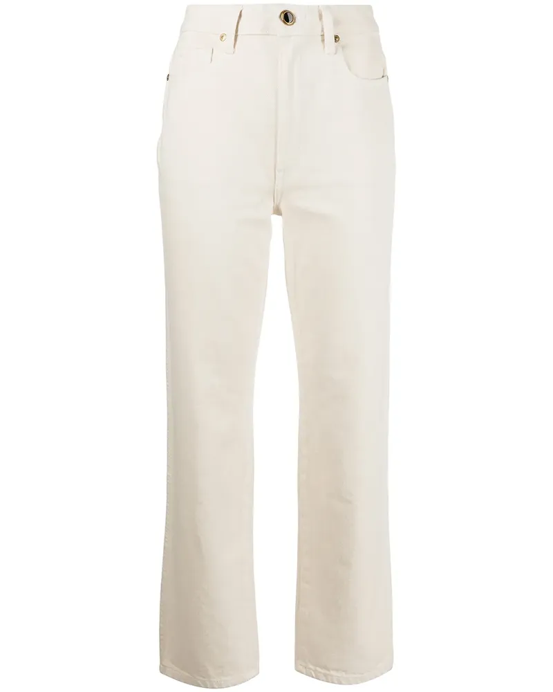 KHAITE The Abigail Straight-Leg-Jeans - Nude Nude