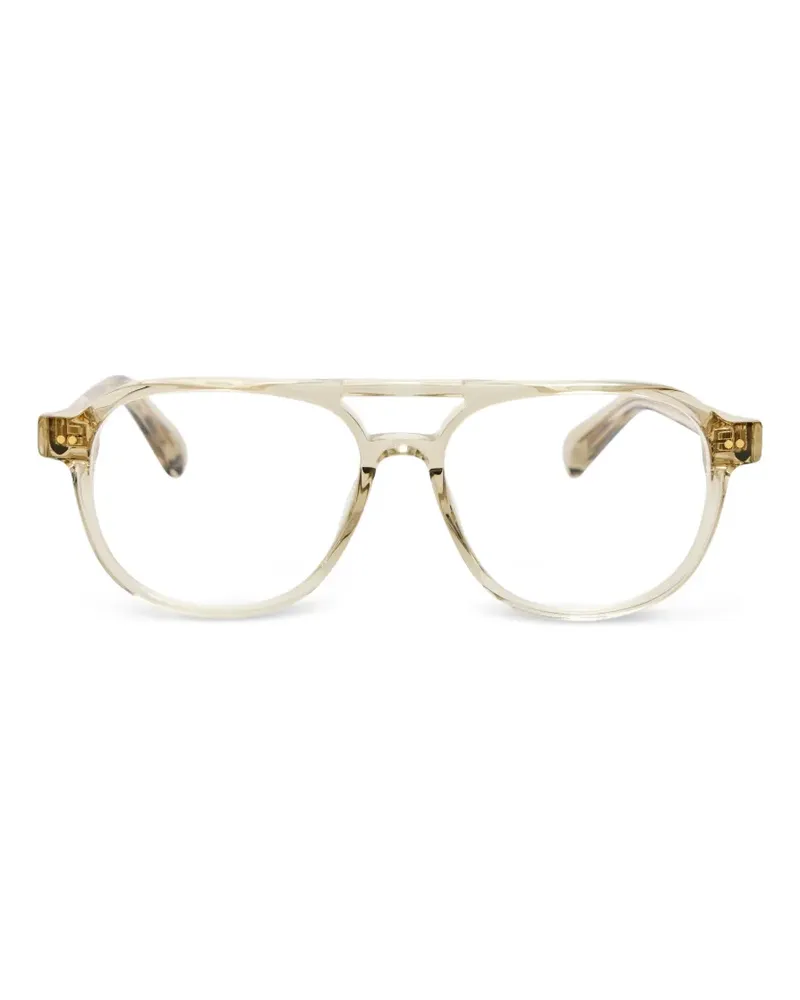 Jacquemus Klassische Pilotenbrille - Nude Nude