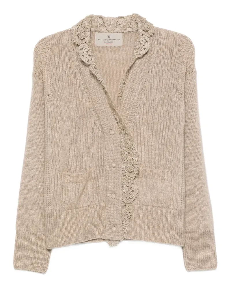 Ermanno Scervino Cardigan mit Spitze - Nude Nude