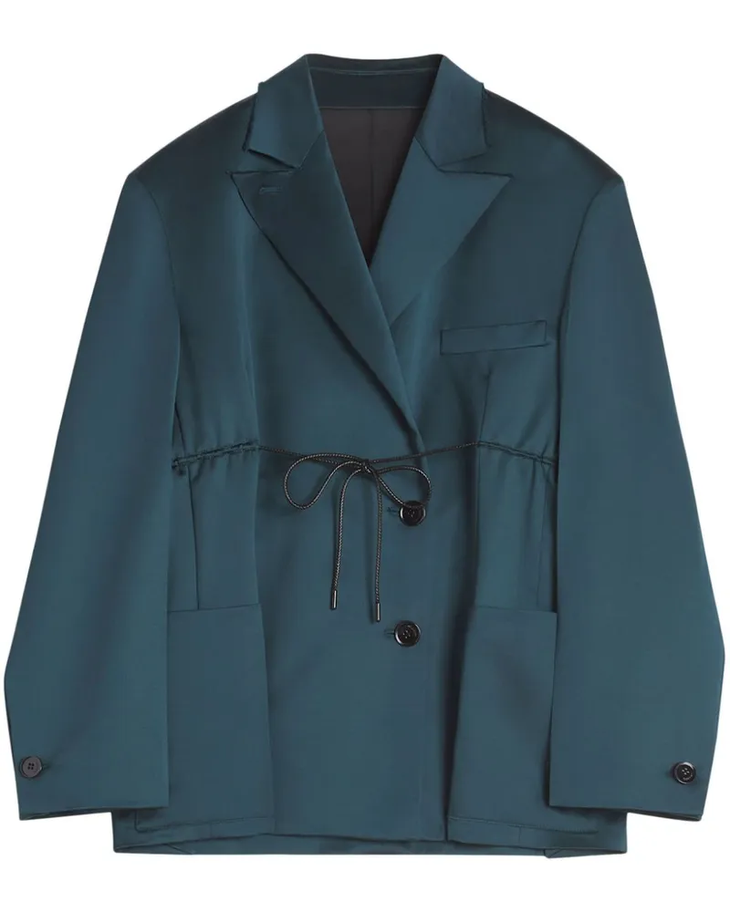 Lanvin Blazer mit Kordelzug - Blau Blau