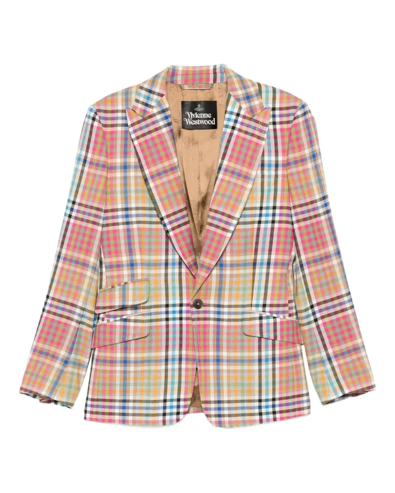 Vivienne Westwood checked pocket jacket - Rosa Rosa