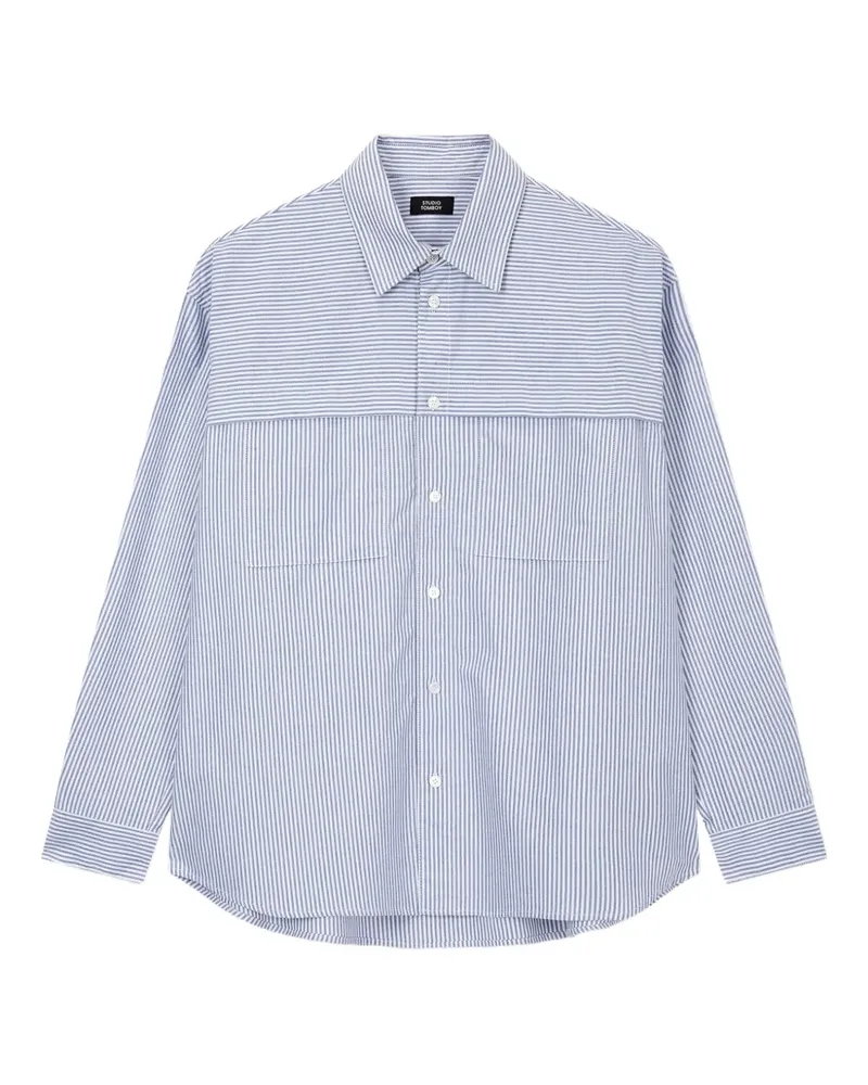 STUDIO TOMBOY Gestreiftes Hemd - Blau Blau