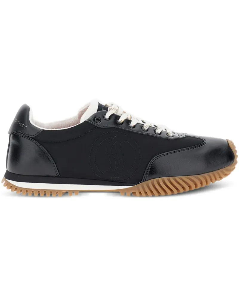 Stella McCartney S-wave Sport Sneakers mit Gummisohle - Schwarz Schwarz
