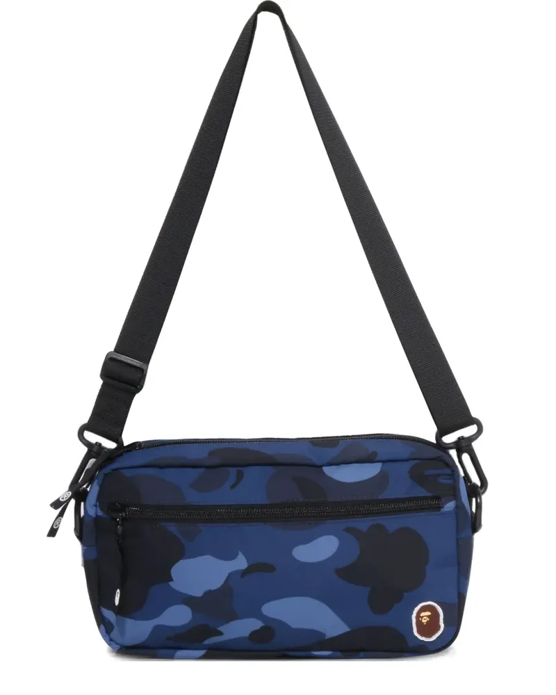 BAPE Kuriertasche mit Camouflage-Print - Blau Blau