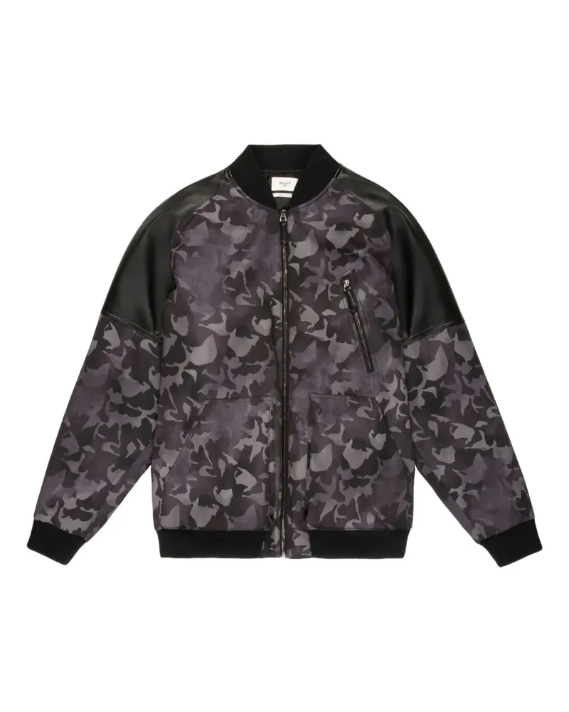 Bally Bomberjacke mit Camouflage-Print - Grau Grau