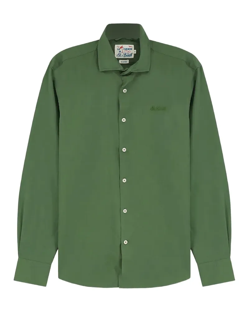 MC2 Saint Barth Ice embroidered shirt - Grün Grün
