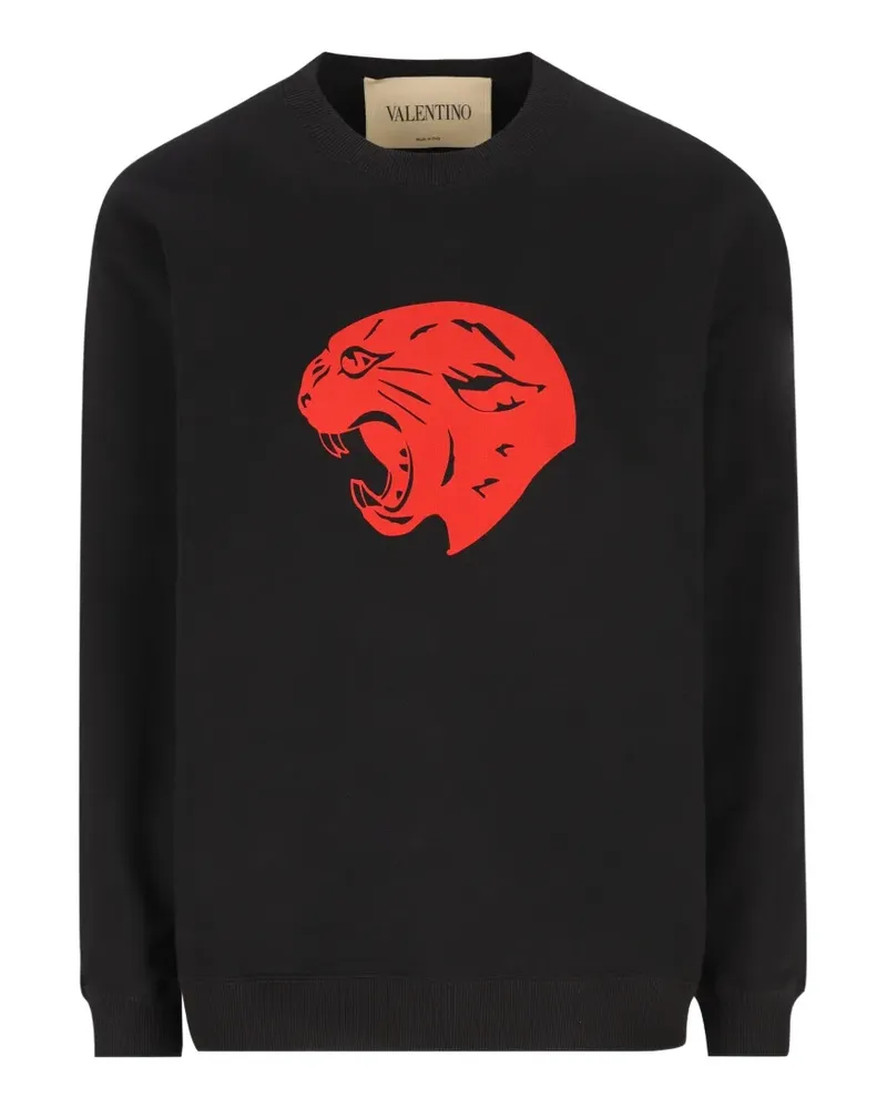 Valentino Garavani panther-print sweatshirt - Schwarz Schwarz