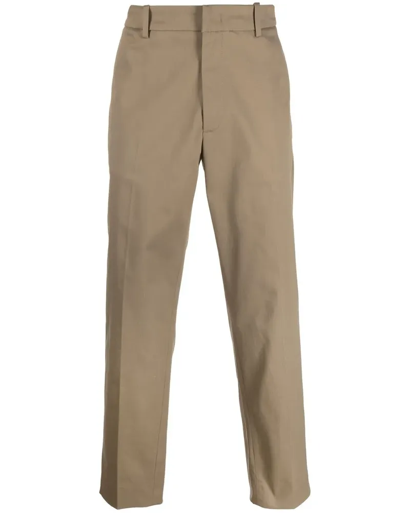 Moncler Klassische Tapered-Chino - Braun Braun