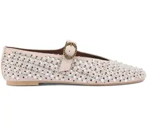Verzierte Mayfair Ballerinas - Nude