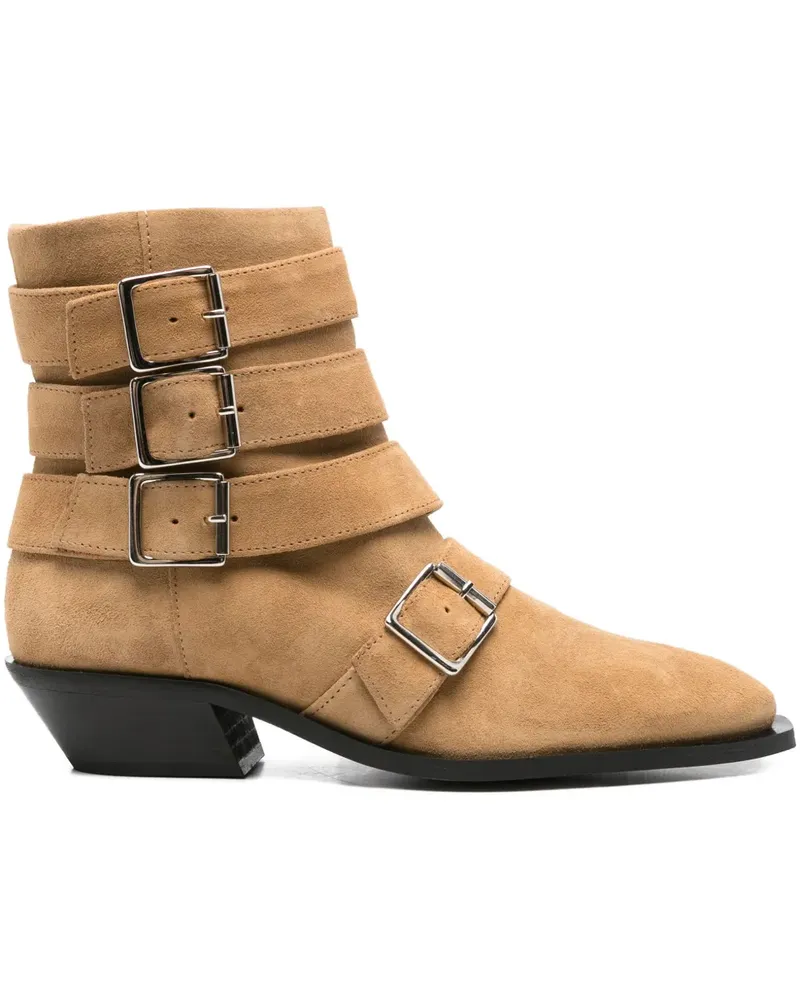 Alohas Stiefel aus Wildleder 40mm - Braun Braun