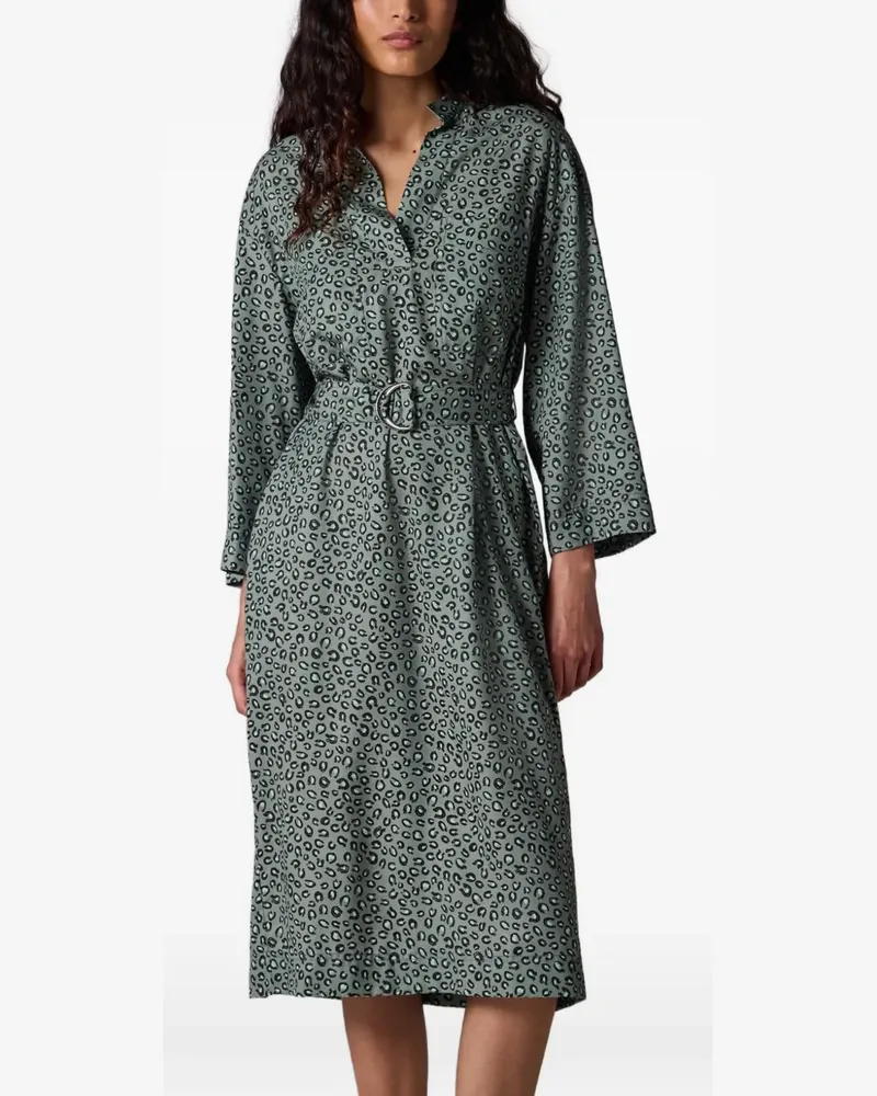 Paul Smith Kleid mit Animal-Print - Blau Blau