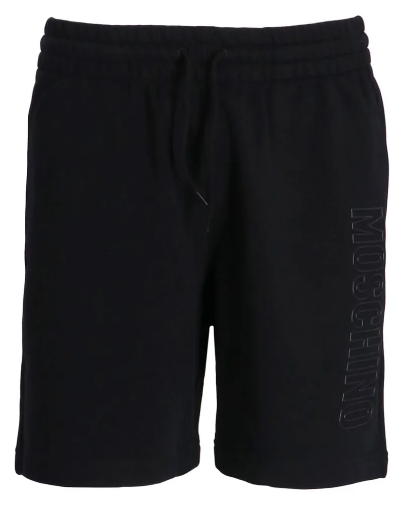 Moschino Joggingshorts mit Logo Schwarz