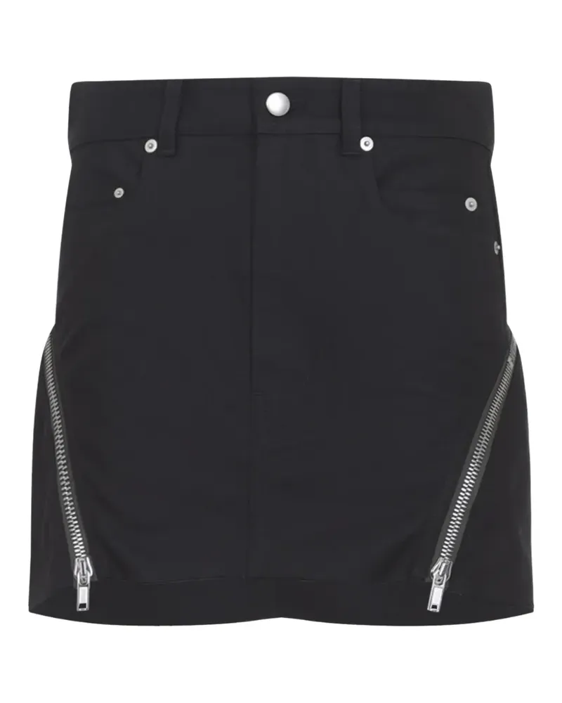Rick Owens Bolan Banana zip-detail mini skirt - Schwarz Schwarz