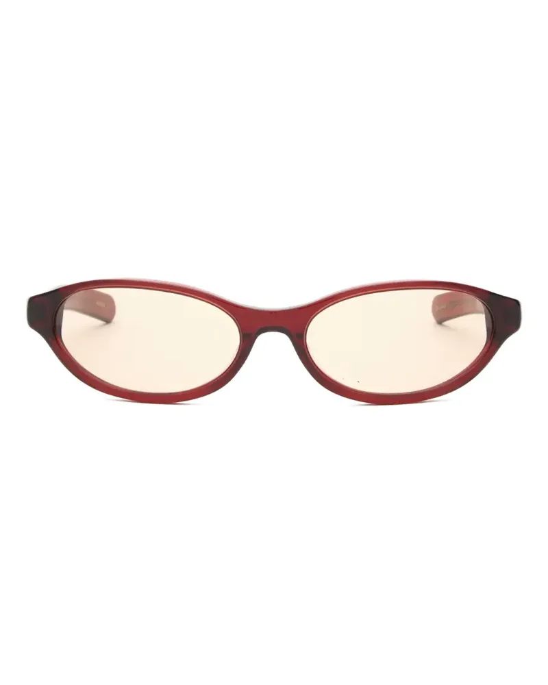 FLATLIST Olympia Sonnenbrille mit ovalem Gestell - Rot Rot