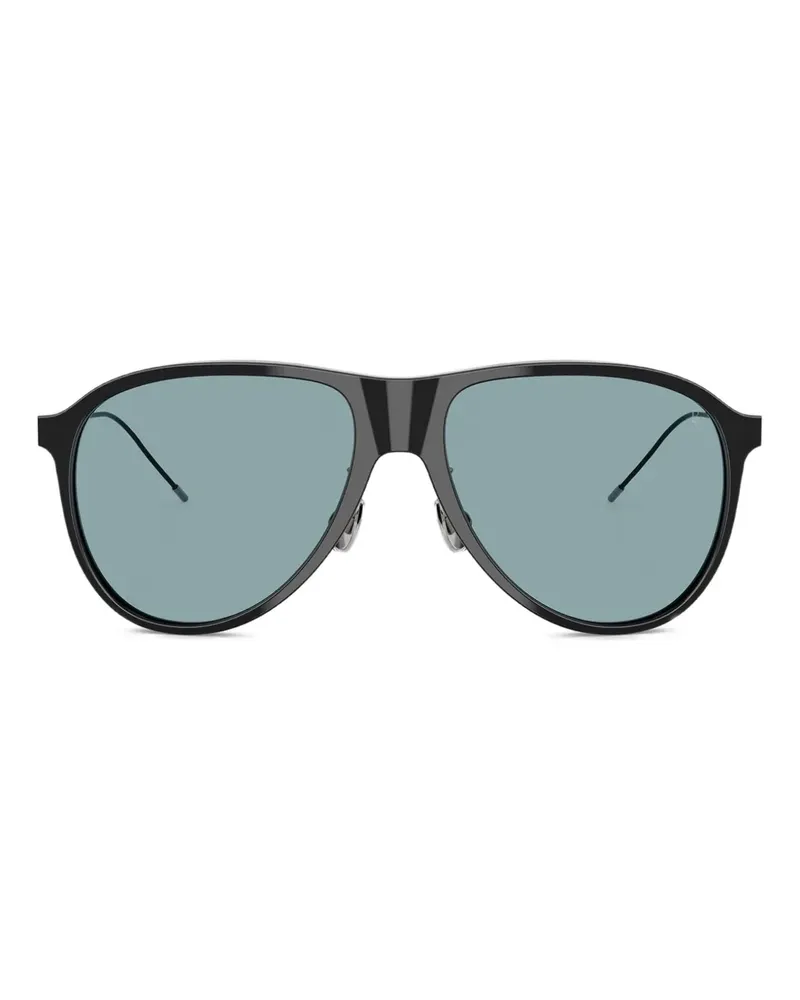Brunello Cucinelli Getönte Pilotenbrille - Schwarz Schwarz