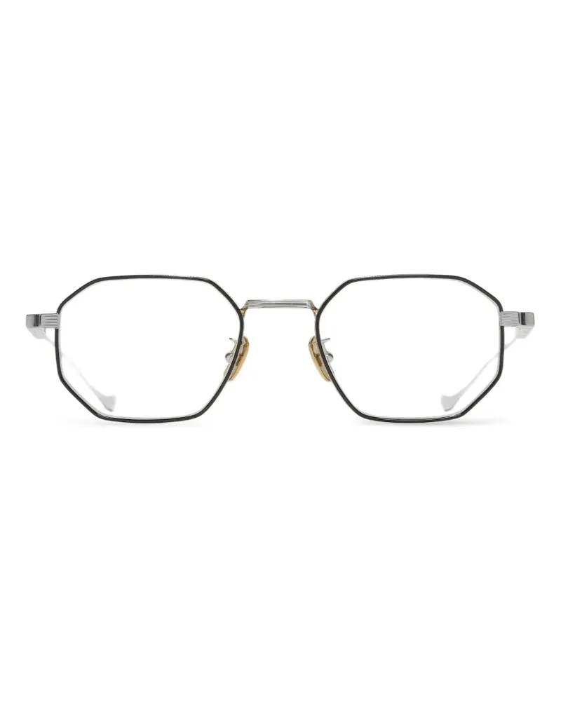 Cutler and Gross Lansdowne Brille mit geometrischem Gestell - Schwarz Schwarz