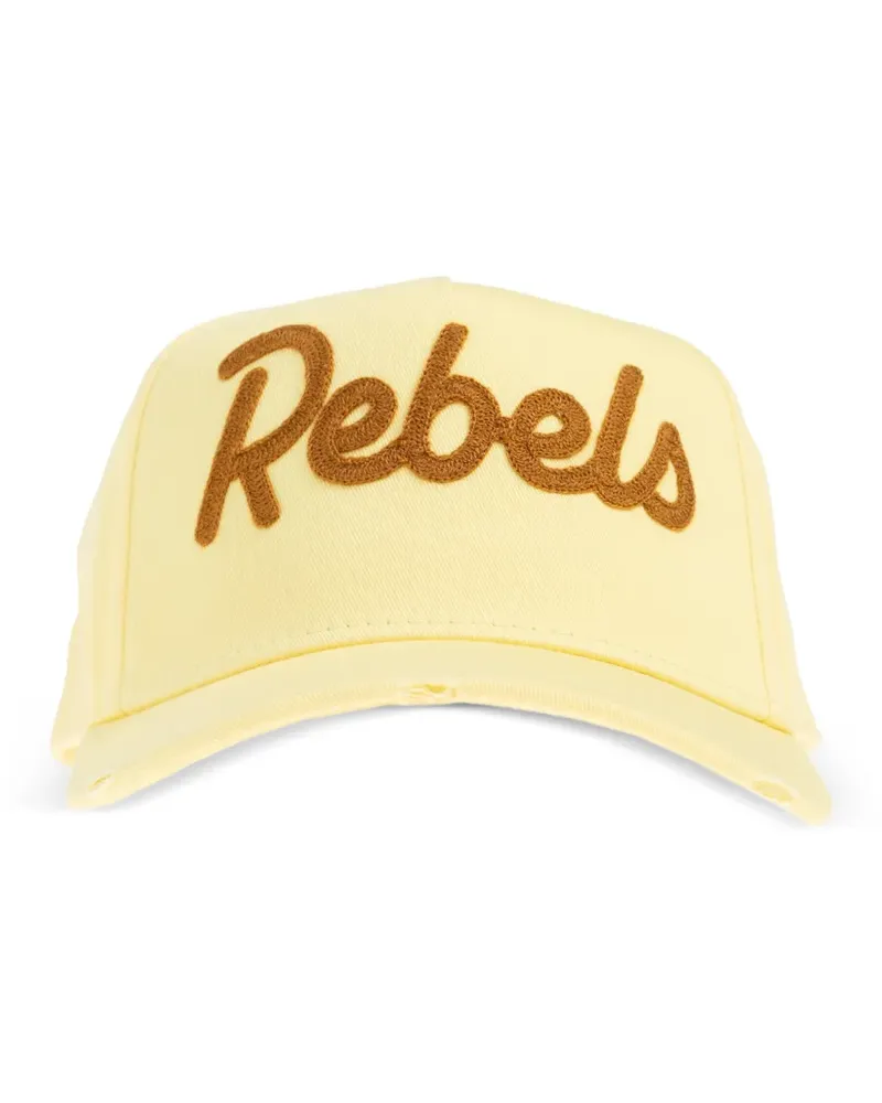 Dsquared2 embroidered baseball cap - Gelb Gelb
