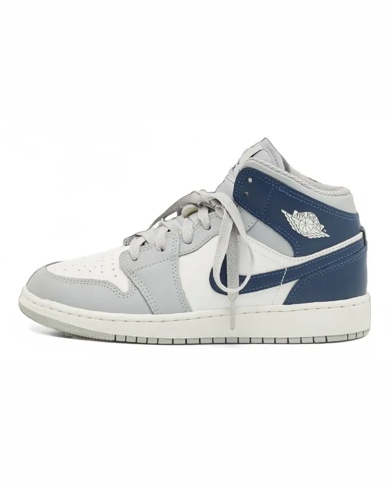 Jordan Air  1 Mid Sneakers - Weiß Weiß