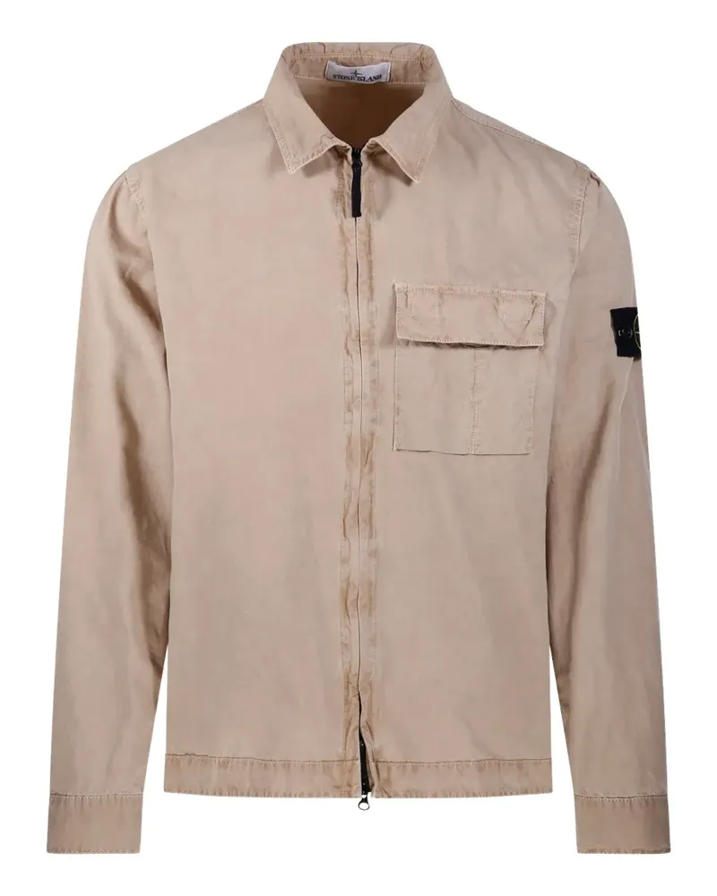 Stone Island zip pocket jacket - Nude Nude