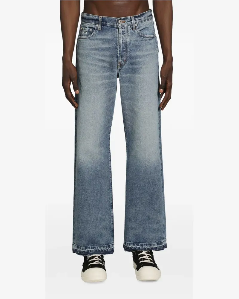 GALLERY DEPT. Melrose raw-cut jeans - Blau Blau