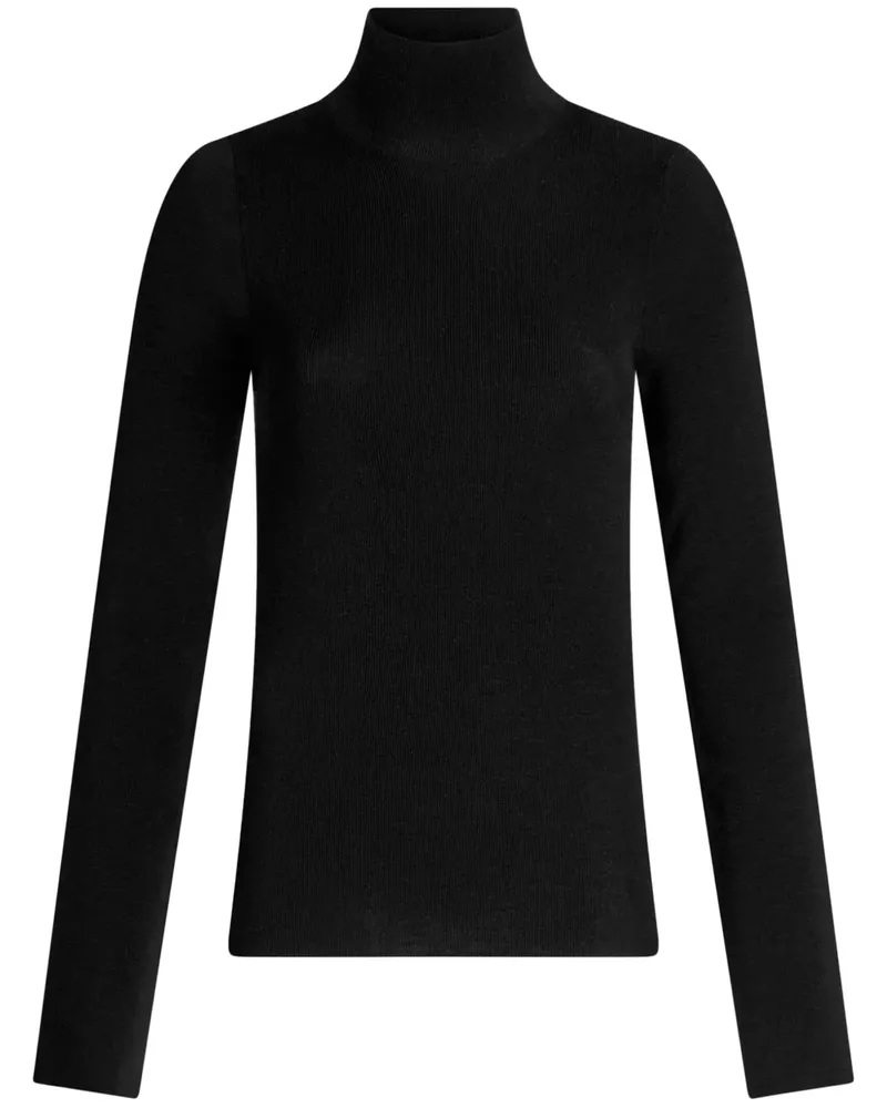Etro Pullover mit Logo-Stickerei - Schwarz Schwarz
