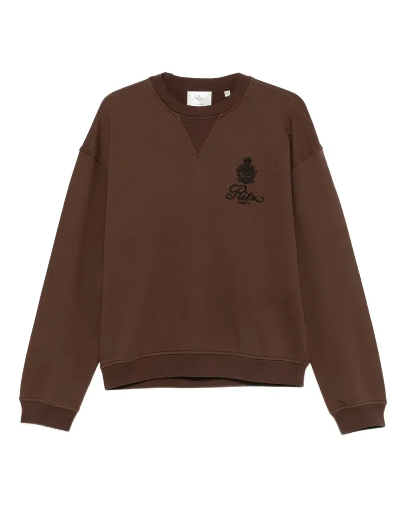 Frame Denim The Ritz embroidered sweatshirt - Braun Braun