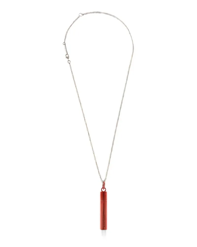 AMBUSH pill holder necklace - Silber Silber