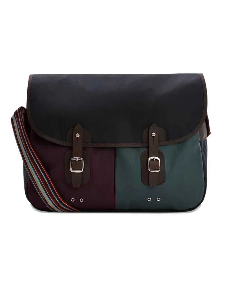 Paul Smith x Barbour Tarras buckle shoulder bag - Blau Blau