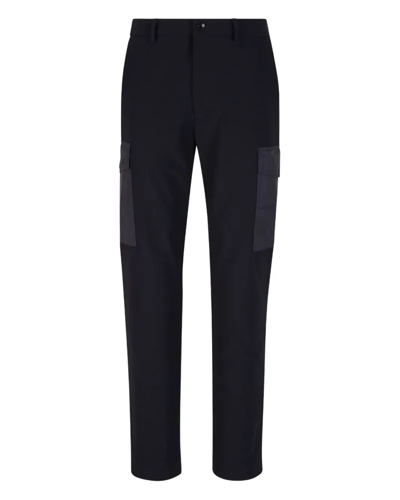 Moncler logo-patch cargo trousers - Schwarz Schwarz