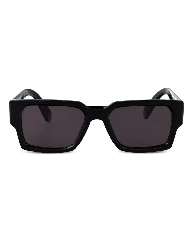 Philipp Plein Eckige Master Sonnenbrille - Schwarz Schwarz
