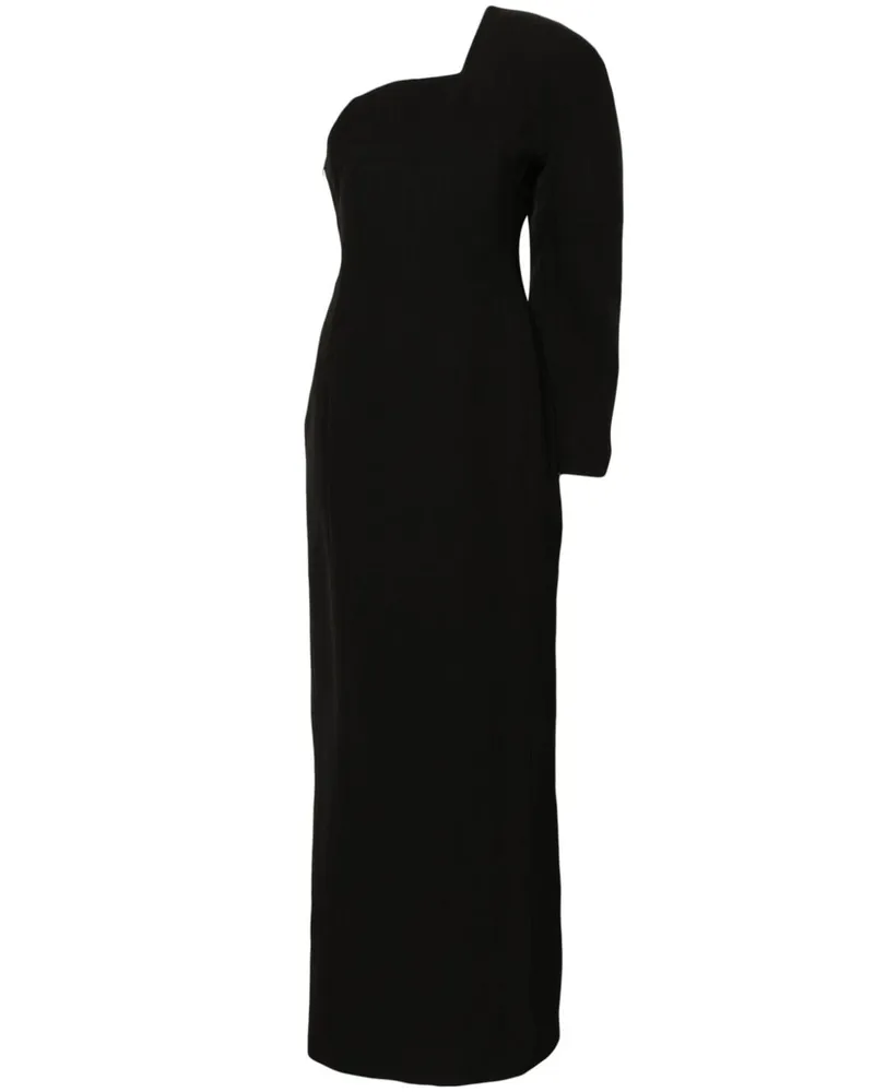 Jacquemus La Robe Pablo One-Shoulder-Maxikleid - Schwarz Schwarz
