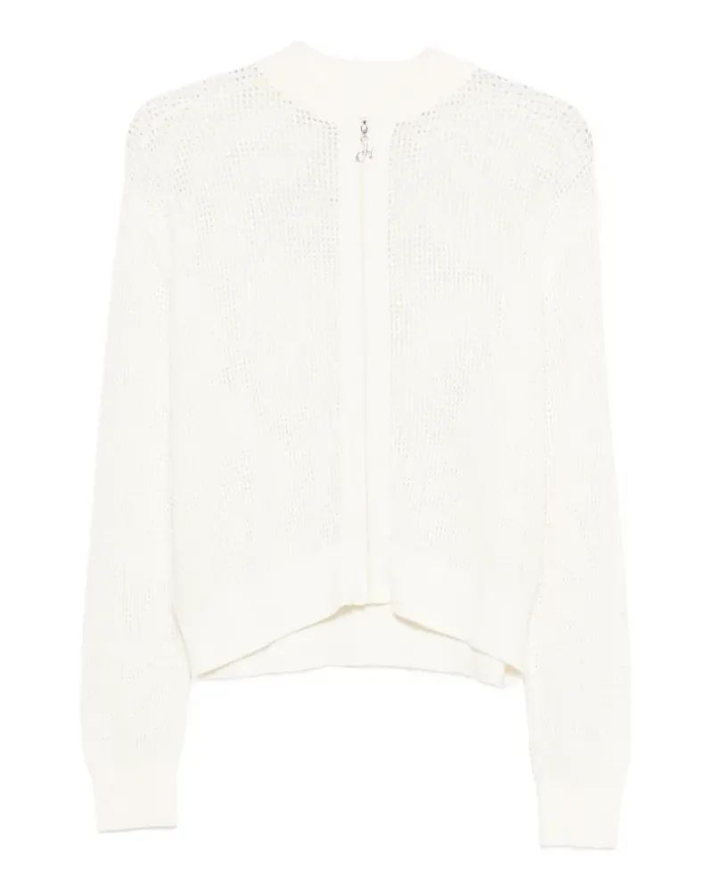 Deha zip-up cardigan - Weiß Weiß