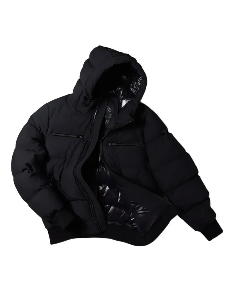 Moose Knuckles Soho hooded quilted jacket - Schwarz Schwarz