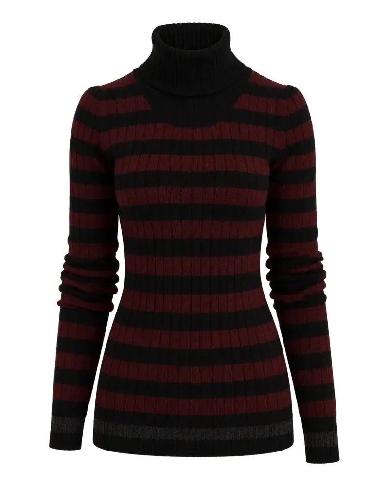 Dolce & Gabbana Gerippter Strickpullover - Schwarz Schwarz