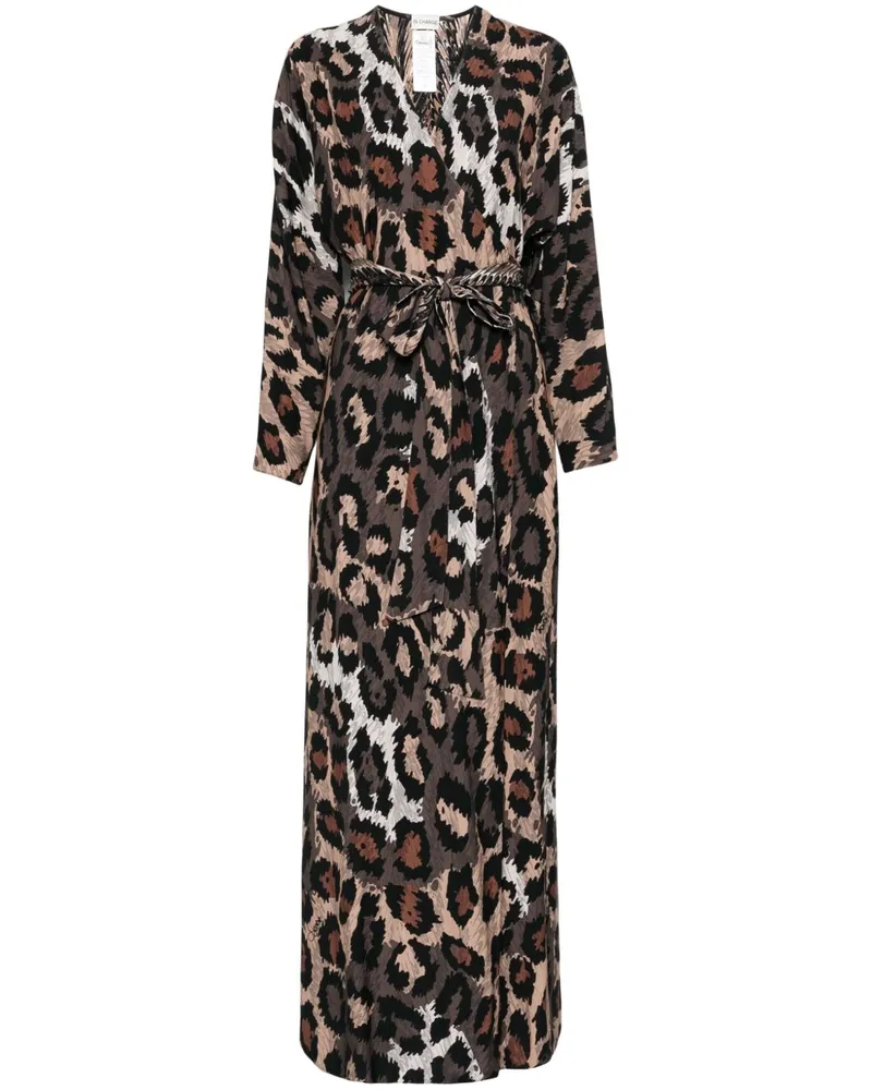 Diane von Furstenberg Babette Maxikleid - Schwarz Schwarz