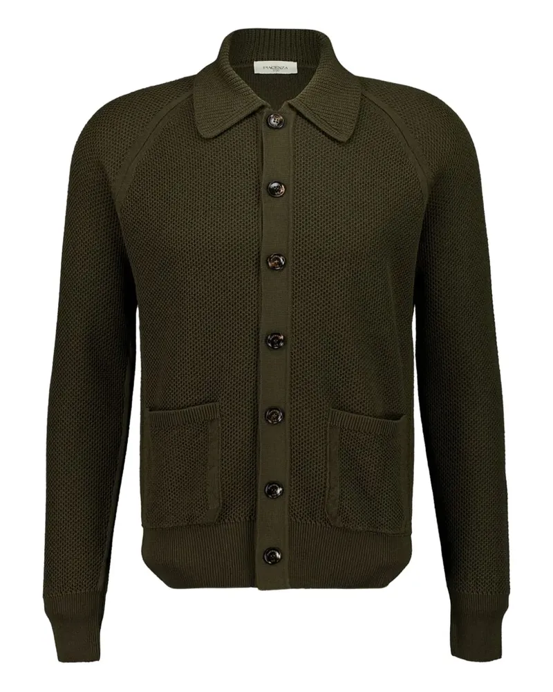 Piacenza Cashmere Cardigan mit Knöpfen - Grün Grün