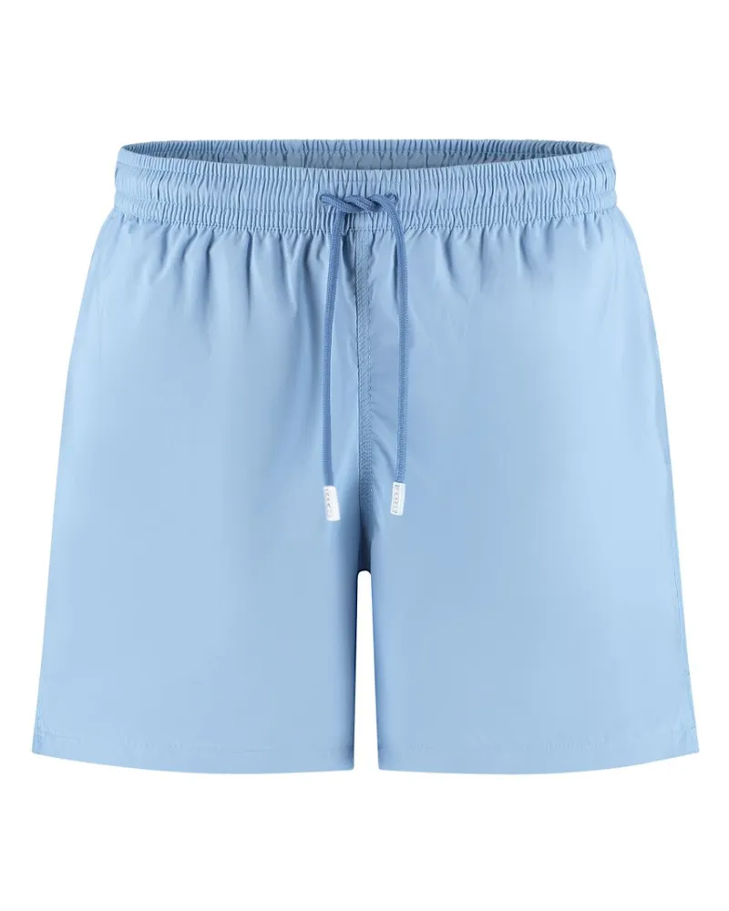 Fedeli Badeshorts mit Logo-Patch - Blau Blau