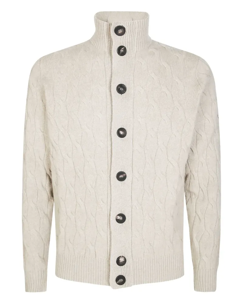 Filippo de Laurentiis Trecce buttoned cardigan - Nude Nude