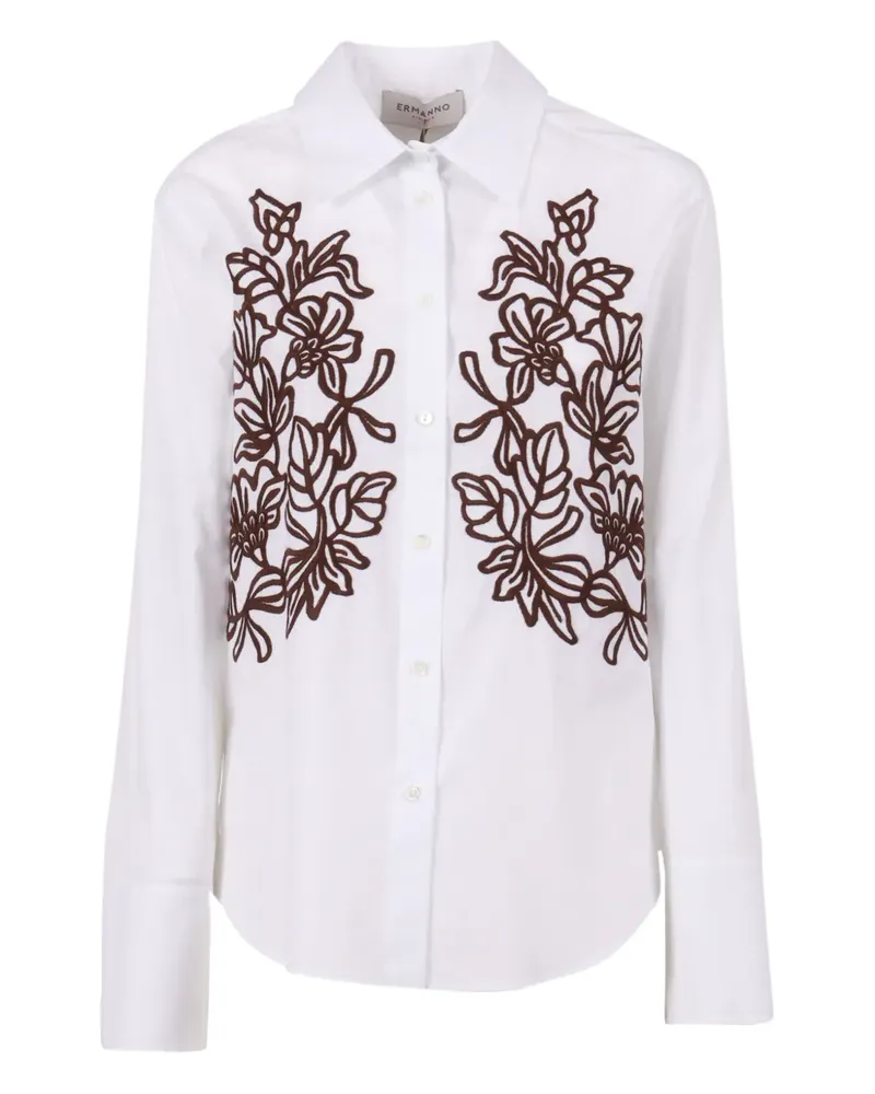 Ermanno Scervino embroidery shirt - Weiß Weiß