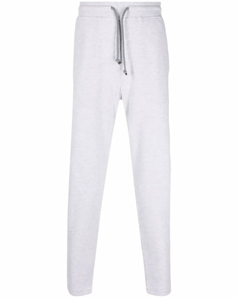 Brunello Cucinelli Melierte Tapered-Jogginghose - Grau Grau