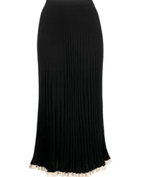 Proenza Schouler Silk Cashmere Skirt Schwarz