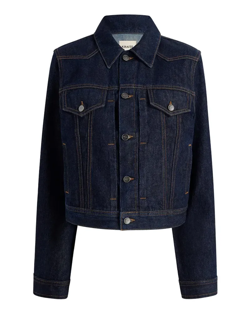 KHAITE Augustine Jeansjacke - Blau Blau