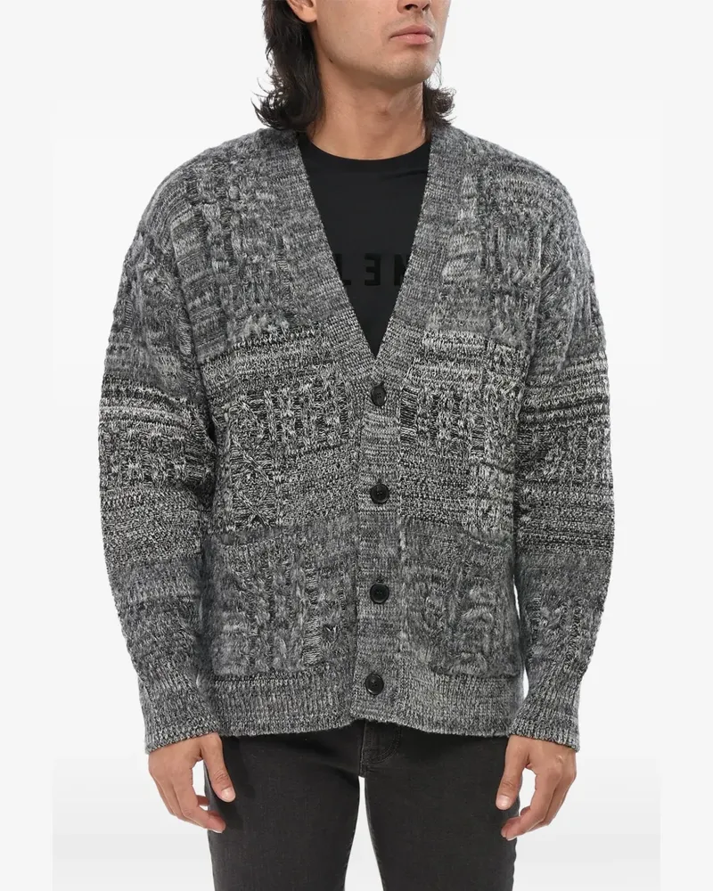 Roberto Collina cable-knit cardigan - Schwarz Schwarz