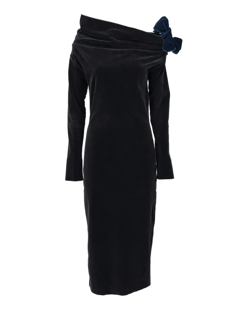 Romeo Gigli Milano Schulterfreies Kleid - Blau Blau