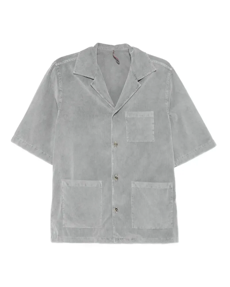 Biagio Santaniello Shorts aus Cord - Grau Grau