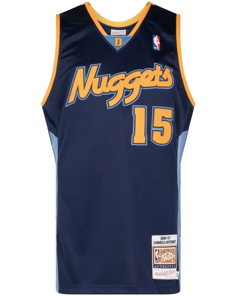 Mitchell & Ness Fanatics Authentic NBA Denver Nuggets 2006 Carmelo Anthony Tanktop - Blau Blau