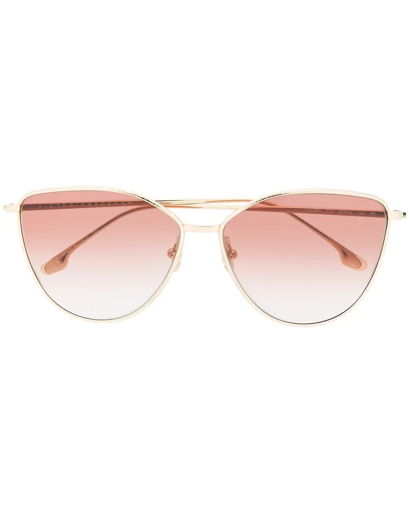 Victoria Beckham Klassische Pilotenbrille - Gold Gold