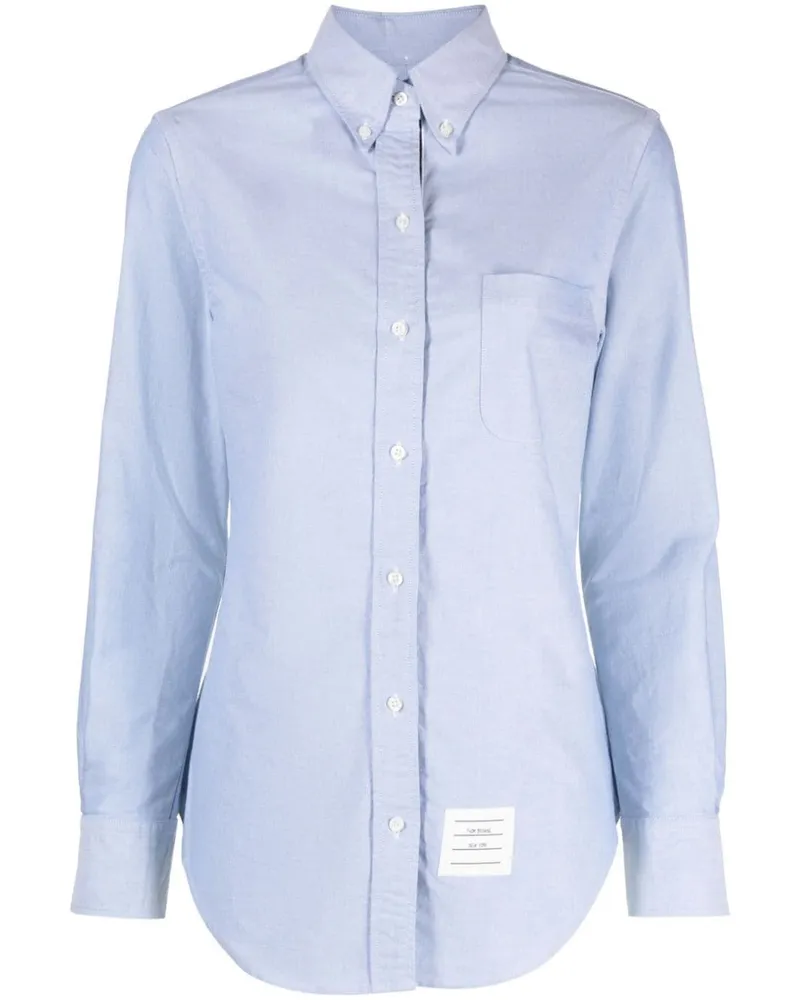 Thom Browne Oxford-Hemd mit Button-down-Kragen - Blau Blau